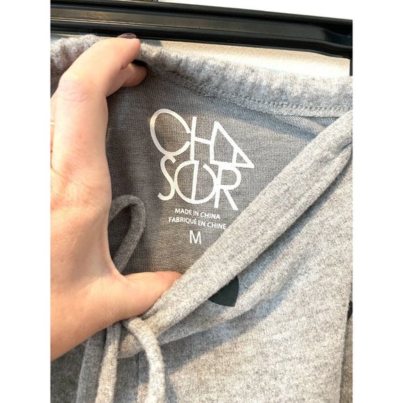 New Chaser Tiny Heart Joggers in Heather Grey - Picture 10 of 12